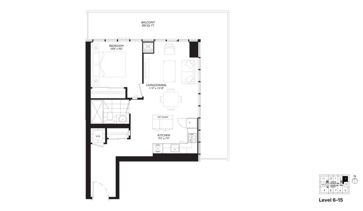 SixtyFive Broadway 1 Bedroom_1P
