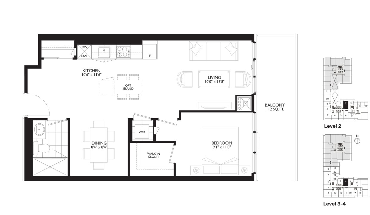 SixtyFive Broadway 1 Bedroom_1S